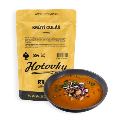 Krůtí guláš (2 porce) hotové jídla hotovky
