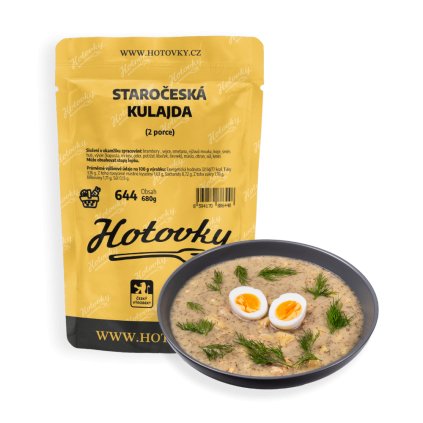 Staročeská kulajda (2 porce) hotové jídla hotovky