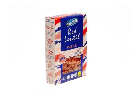 250g vretená z červenej šošovice Sam Mills