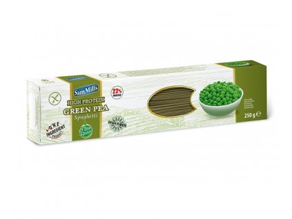 spagety zo zeleneho hrasku
