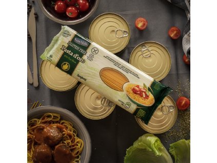 Študentský mix + špagety