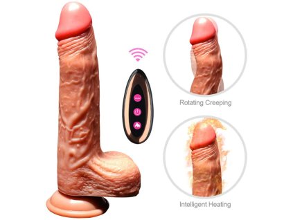 Univell Python Teleskopický vibrační penis 21 cm 1