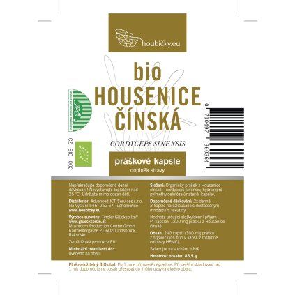 housenice cinska cordyceps sinensis 240kapsli