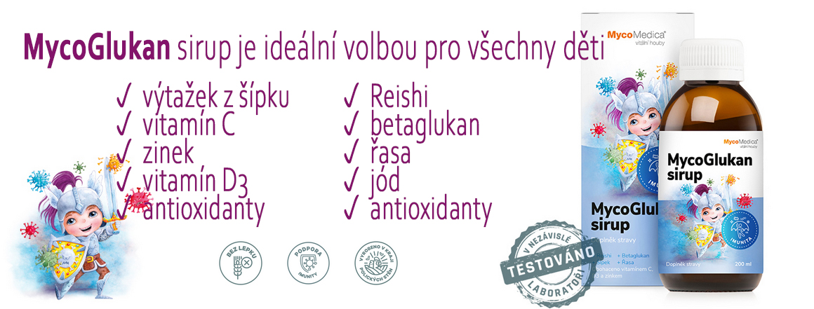 MycoGlukan sirup pro děti
