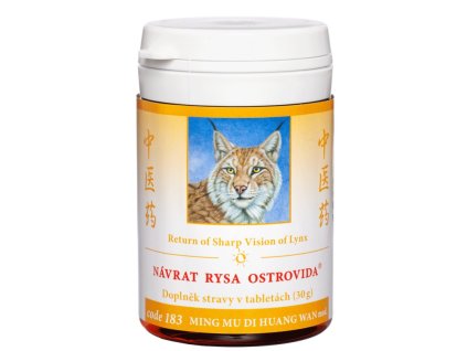 Návrat rysa ostrovida 183 Ming Mu Di Huang Wan mod. tablety