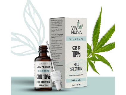 CBD kapky - Full Spectrum CBD OIL DROPS 10%, 1000 mg, 5 ml