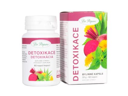 Bylinné kapsle Detoxikace, 60 kapslí