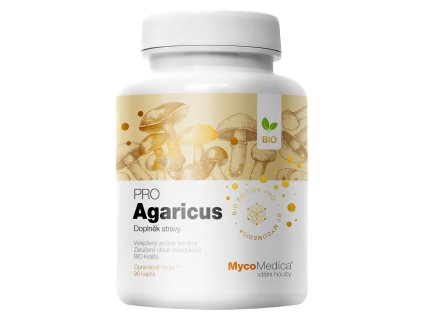 Agaricus PRO 30% glukanů BIO 90 kapslí