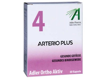Adler Ortho Aktiv č.4 - Arterio Plus, zdravé cévy a pojivová tkáň, 60 kapslí