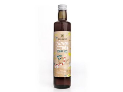Sonnentor Zázvor–citron sirup BIO 500ml
