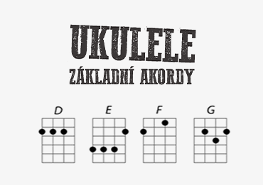 UKULELE - Přehled základních akordů