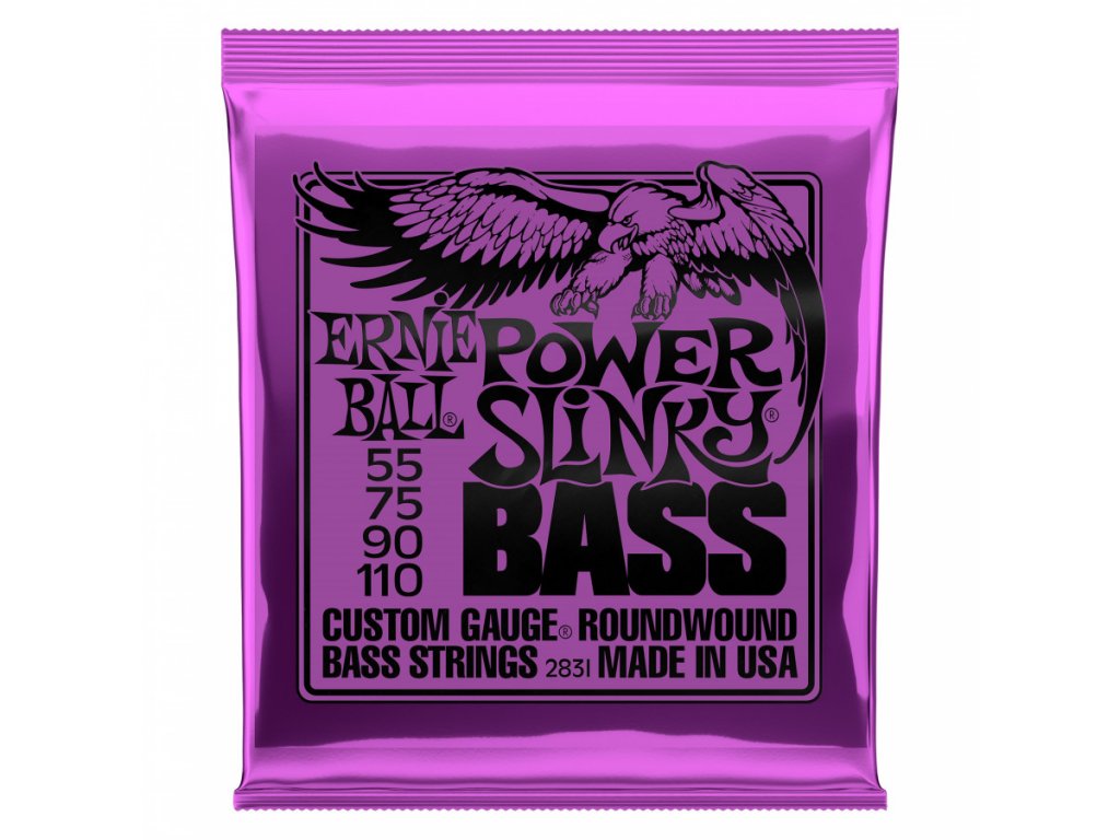 Struny na baskytaru Ernie Ball Power Slinky Bass EB 2831