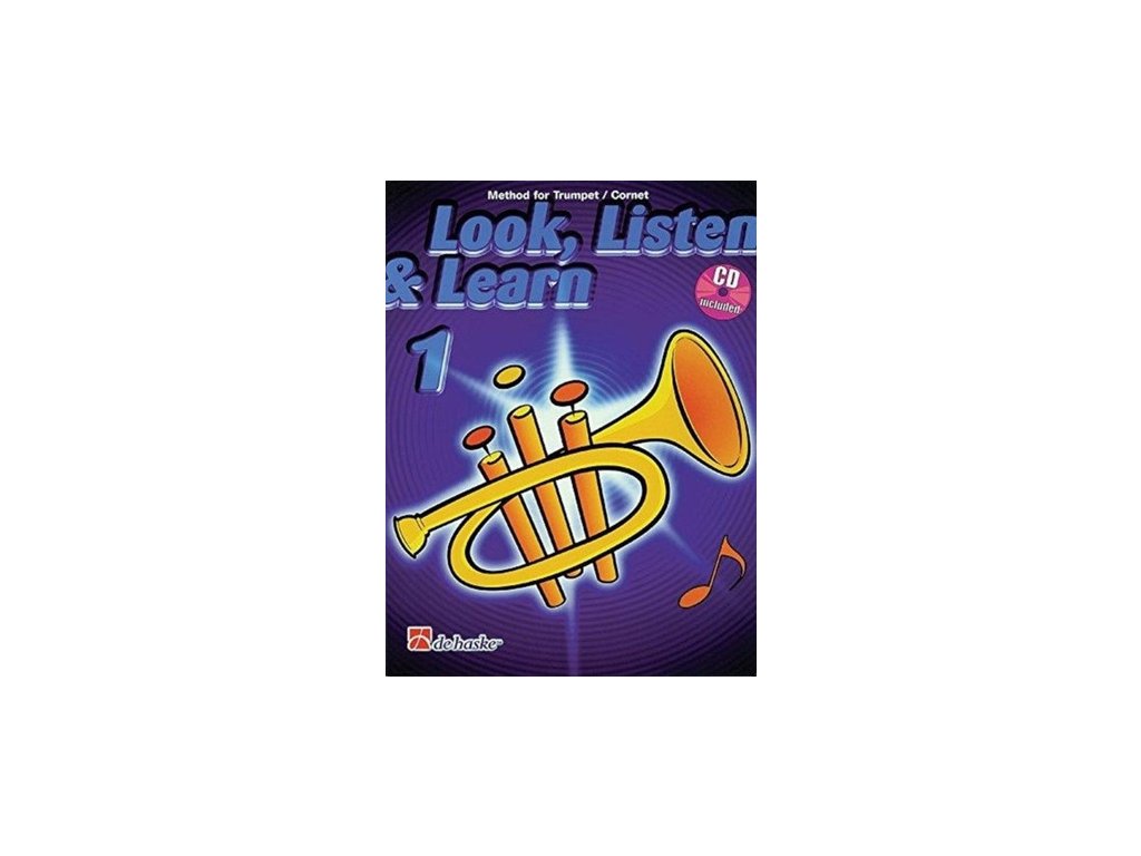38761 noty na trubku look listen learn 1 trumpet cornet cd