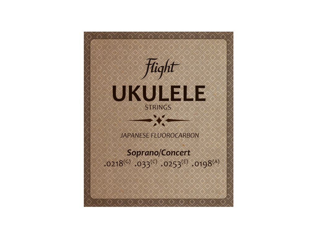 Struny pro sopr./koncertní ukulele Flight FUSSC-100