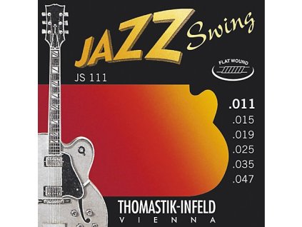 Struny na elektrickou kytaru Thomastik Jazz Swing JS111