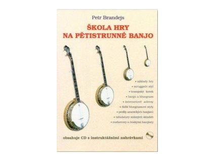 14365 ucebnice skola hry na petistrunne banjo cd petr brandejs
