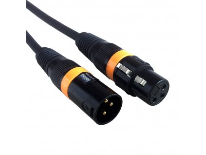 DMX kabel ADJ AC-DMX3/1,5 3 p. XLRm/3 p. XLRf 1,5m DMX