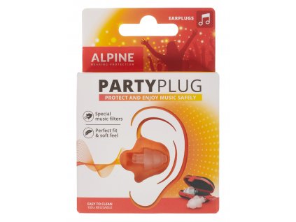 Špunty do uší ALPINE PartyPlug Transparent