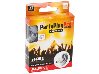 Špunty do uší ALPINE PartyPlug Pro Natural