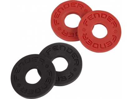 Zámky na popruh Fender Strap Blocks - Black, Red