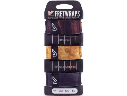 Tlumítko strun GRUVGEAR FretWraps Wood 3-Pack Medium