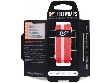 Tlumítko strun GRUVGEAR FretWraps World Flags Small Red/White