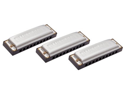 Sada foukacích harmonik HOHNER Blues Band ValuePack (C-, G-, A-major)