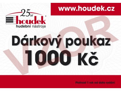 Dárkový poukaz 1000 Kč