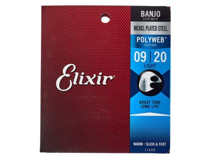 Struny na banjo ELIXIR PolyWeb 11600