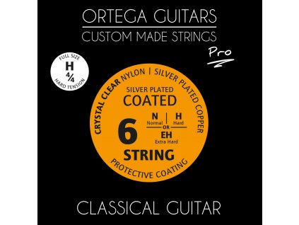Nylonové struny pro klasickou kytaru ORTEGA NYP44H