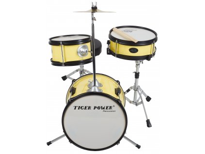 Dětská bicí souprava TIGER POWER TCCJR30 Yellow