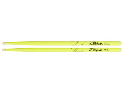 Hickorové paličky ZILDJIAN 5A Acorn Wood Neon Yellow