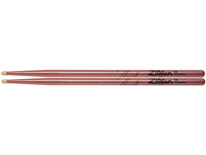 Hickorové paličky ZILDJIAN 5A Chroma Pink (Metallic Paint)