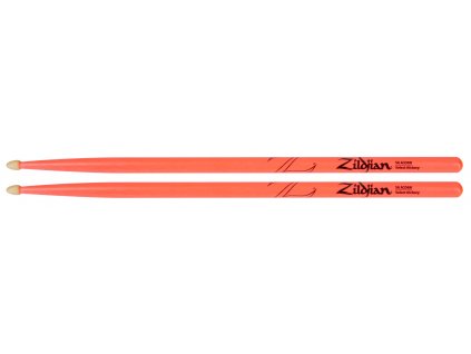 Hickorové paličky ZILDJIAN 5A Acorn Wood Neon Pink