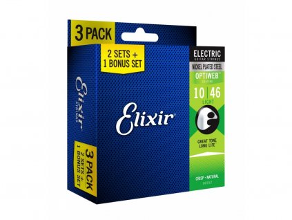 21735 elixir optiweb light 3 pack