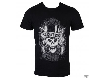 Guns N' Roses Tričko Faded Skull Black XL