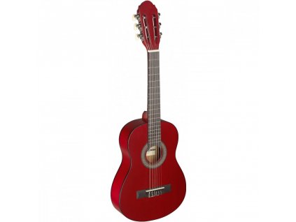 Stagg C405 M RED, klasická kytara 1/4, červená