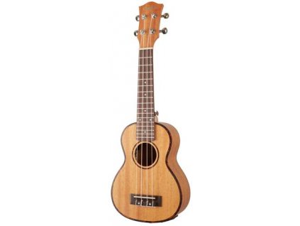 cascha hh 2026e soprano mahogany ukulele set eq