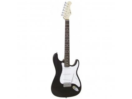 Dimavery ST-203, elektrická kytara, černá