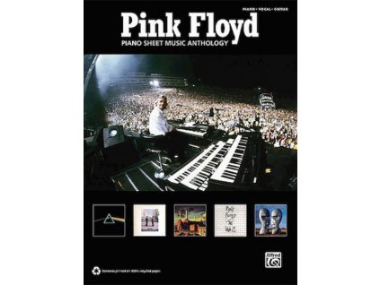 Pink Floyd: Piano Sheet Music Anthology (noty na klavír, zpěv, akordy)