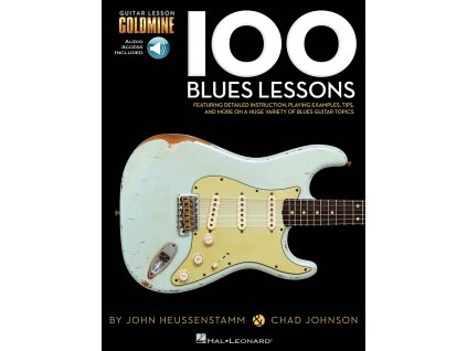 100 Blues Lessons + Audio Online / kytara + tabulatura