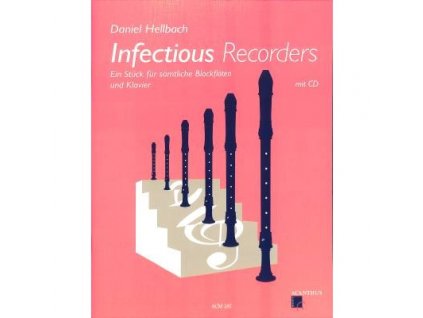 Infectious recorders pro 6 fléten + CD od Hellbach Daniel