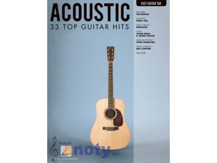 19879 noty na kytaru acoustic 33 top guitar hits