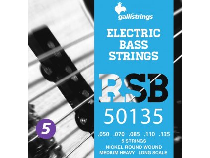 Struny na 5. strunnou basovou kytaru Galli RockStar RSB50135