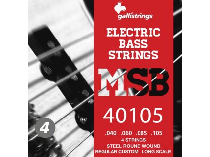 Struny na 4. strunnou baskytaru Galli Magic Sound MSB40105