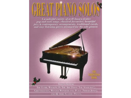 23044 great piano solos the christmas book