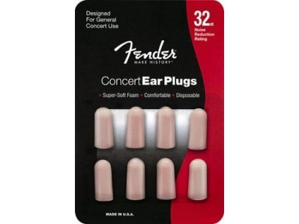 Fender Concert Series Earplugs - Špunty do uší