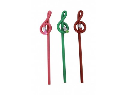Tužka houslový klíč - zelená