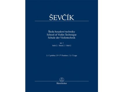 24532 skola houslove techniky op 1 sesit 2 sevcik