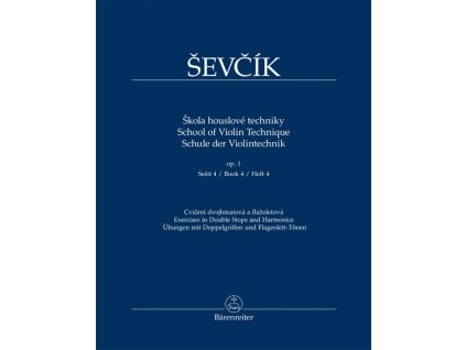 24538 skola houslove techniky op 1 sesit 4 sevcik